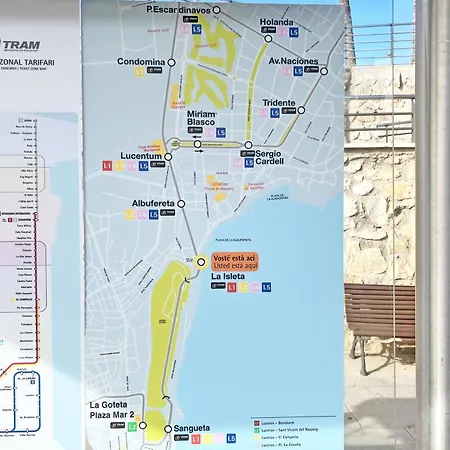 A 100 Metros De La Playa. Parking Gratuito Privado
