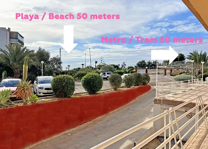 아파트 A 100 Metros De La Playa. Parking Gratuito Privado